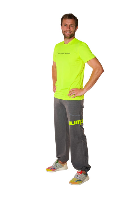 Men's gray sweatpants - premium  from Jumping® Fitness - Just €27.60! Shop now at Jumping® Fitness