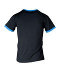 Black Thermo-cool short-sleeved T-shirt - turquoise hem - premium  from Jumping® Fitness - Just €18! Shop now at Jumping® Fitness