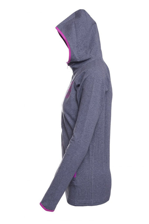 Dark gray hoodie with pink details - premium  from Jumping® Fitness - Just €28! Shop now at Jumping® Fitness