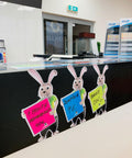 Self-adhesive rabbit with sign - premium  from Jumping® Fitness - Just €5.25! Shop now at Jumping® Fitness