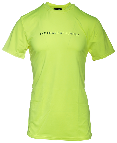 Men's functional yellow t-shirt - premium  from Jumping® Fitness - Just €35! Shop now at Jumping® Fitness