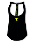 Black women's tank top BRAZIL BEAT - premium  from Jumping® Fitness - Just €38! Shop now at Jumping® Fitness