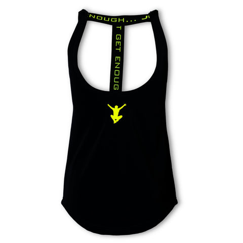 Black women's tank top BRAZIL - premium  from Jumping® Fitness - Just €38! Shop now at Jumping® Fitness