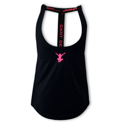 Black women's tank top BRAZIL BEAT - premium  from Jumping® Fitness - Just €38! Shop now at Jumping® Fitness