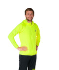 Men's hoodie neon yellow - premium  from Jumping® Fitness - Just €15.20! Shop now at Jumping® Fitness