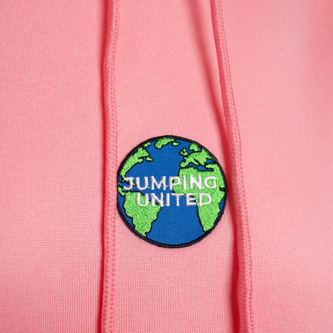 Pink hoodie UNITED - premium  from Jumping® Fitness - Just €39.40! Shop now at Jumping® Fitness