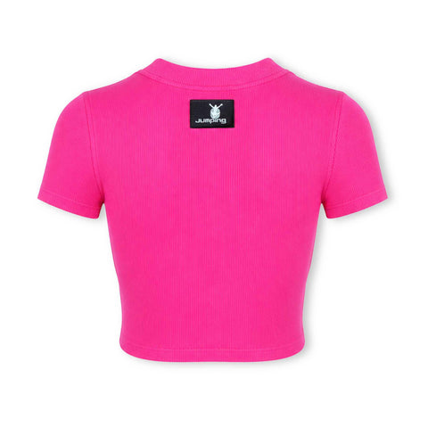 Pink CROP TOP CAN'T GET ENOUGH