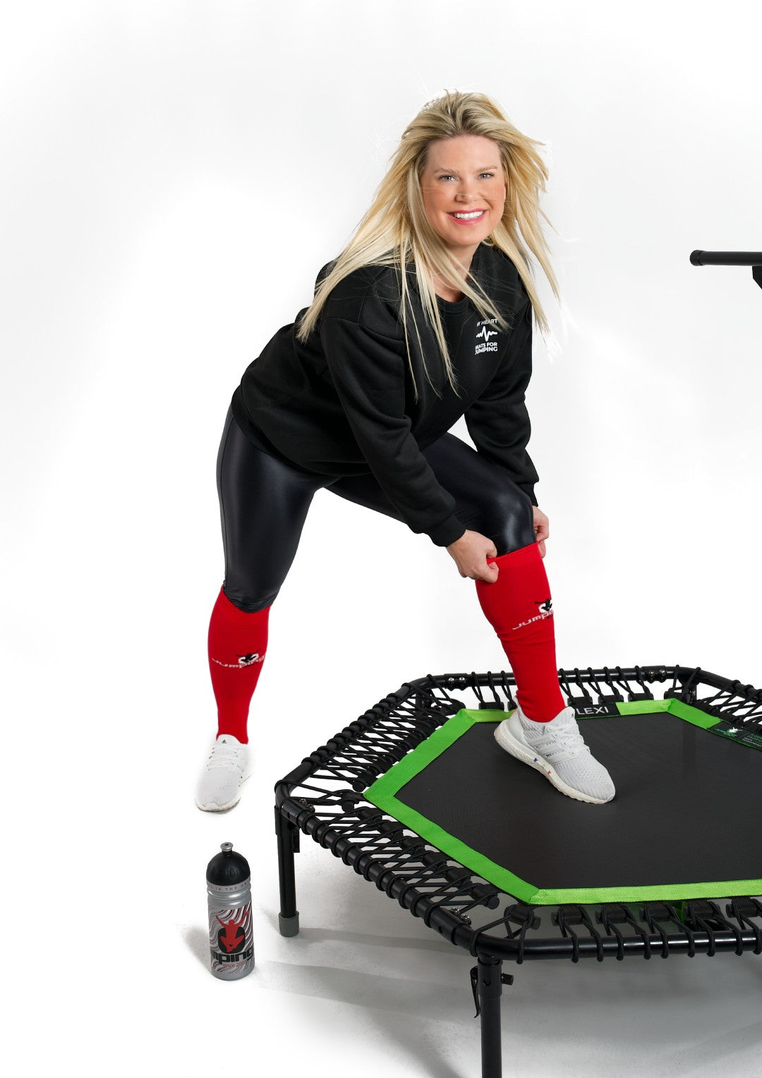 Black sweatshirt BEAT without a hood | Jumping® Fitness