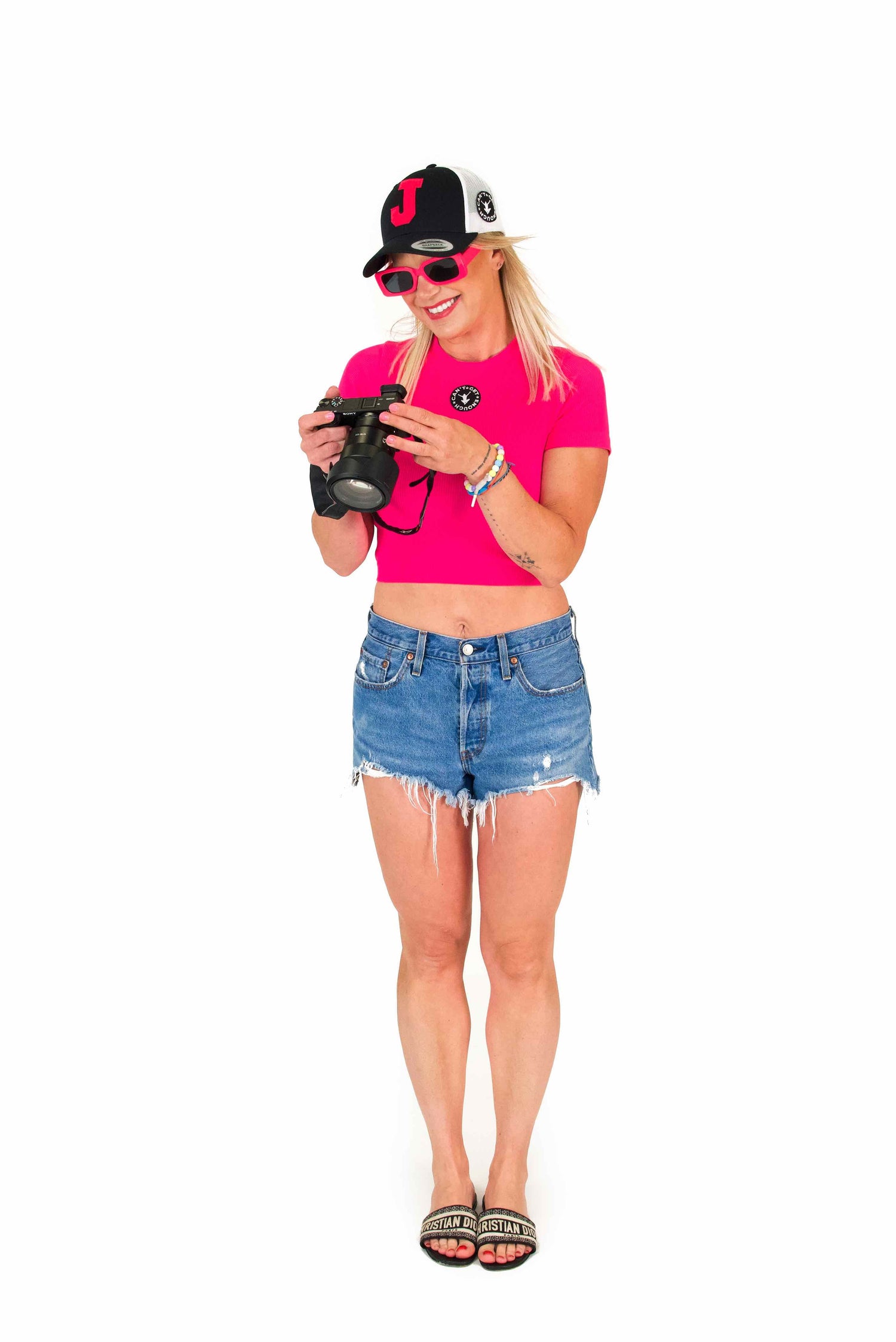 CAN'T GET ENOUGH Cap – trucker "J"