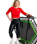 Red CROP TOP BEAT with long sleeves - premium  from Jumping® Fitness - Just €35! Shop now at Jumping® Fitness