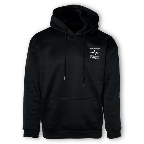 Men's Black Hoodie BEAT - premium  from Jumping® Fitness - Just €37.60! Shop now at Jumping® Fitness