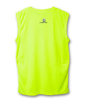 Men's yellow tank top COOLMAX - premium  from Jumping® Fitness - Just €19.60! Shop now at Jumping® Fitness