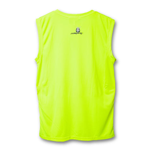 Men's yellow tank top COOLMAX - premium  from Jumping® Fitness - Just €19.60! Shop now at Jumping® Fitness