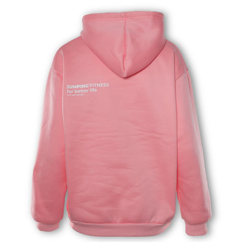 Pink hoodie BEAT - premium  from Jumping® Fitness - Just €37.60! Shop now at Jumping® Fitness