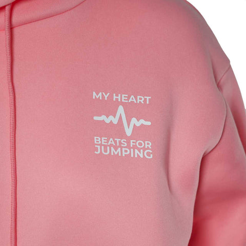 Pink hoodie BEAT - premium  from Jumping® Fitness - Just €37.60! Shop now at Jumping® Fitness