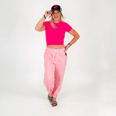 Rosa Jogginghose CAN´T GET ENOUGH