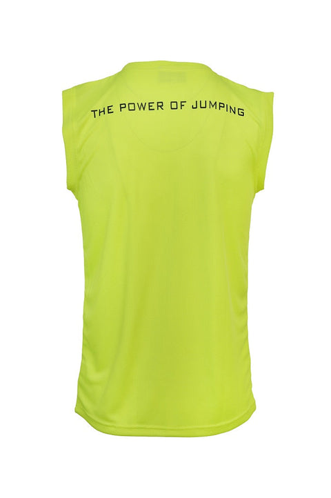 Men's sleeveless T-shirt black/yellow back - Premium  from Jumping® Fitness - Just $35.00! Shop now at Jumping® Fitness
