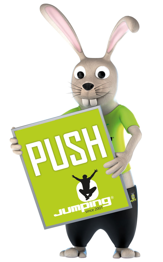 Self-adhesive sticker PUSH / PULL on your door | Jumping® Fitness
