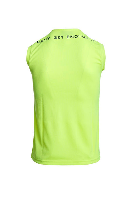 Yellow sleeveless men’s T-shirt. - premium  from Jumping® Fitness - Just €23.10! Shop now at Jumping® Fitness