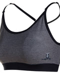 Grey Sports Bra - premium  from Jumping® Fitness - Just €14! Shop now at Jumping® Fitness