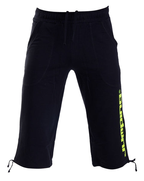 Men's sweatpants 3/4 black - premium  from Jumping® Fitness - Just €23.60! Shop now at Jumping® Fitness