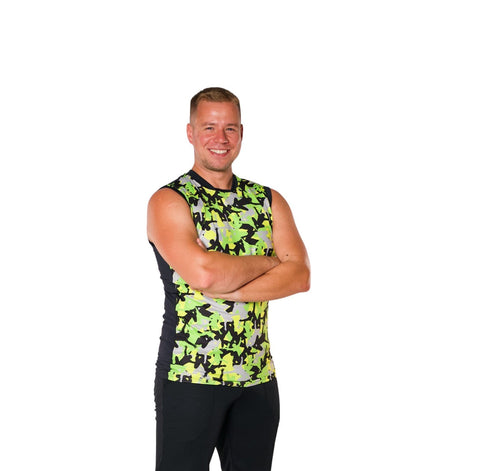 Black Sleeveless T-shirt - premium  from Jumping® Fitness - Just €28! Shop now at Jumping® Fitness